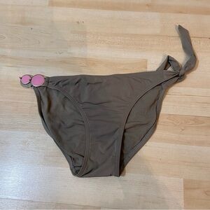 🇨🇦 🛍️3/$30 La  vie‎ en rose aqua women’s bikini swim bottoms in size med